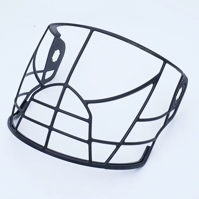 Protezione per il viso in rete di plastica per casco