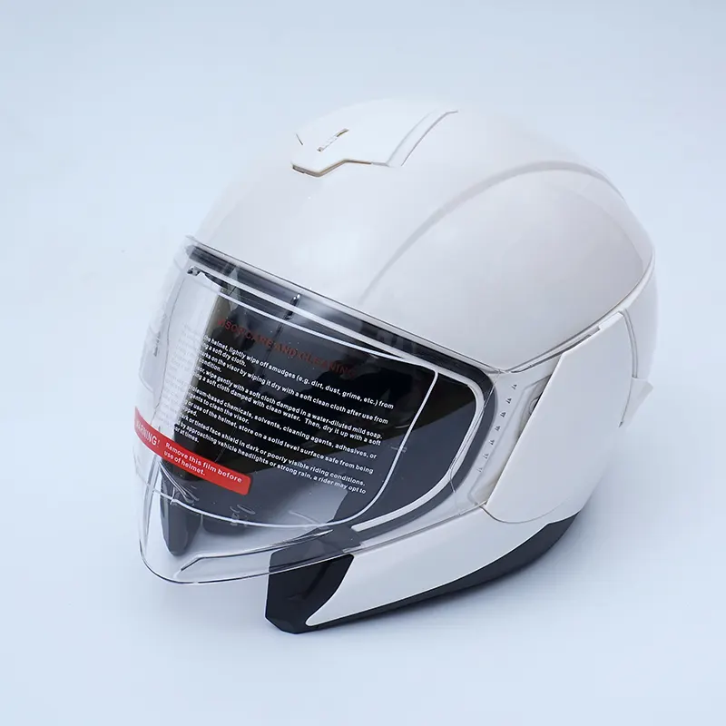 Casco moto modulare apribile